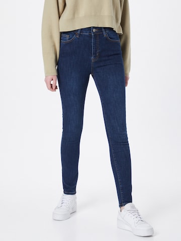 NU-IN Skinny Jeans in Blue: front