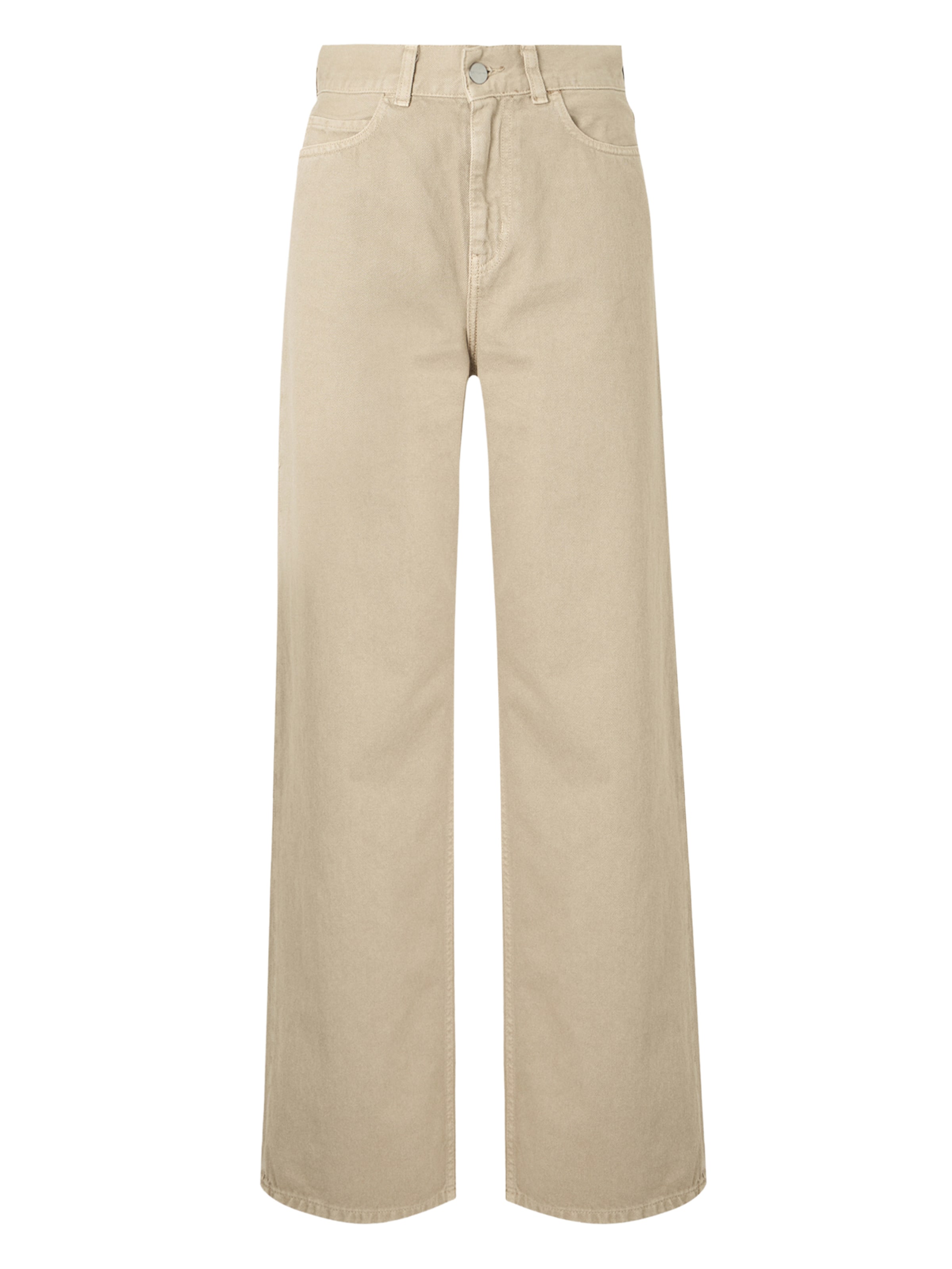 Carhartt WIP Wide Leg Jeans 'Jane' in Beige: Vorderseite