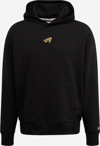 Tommy Jeans Sweatshirt in Schwarz: predná strana