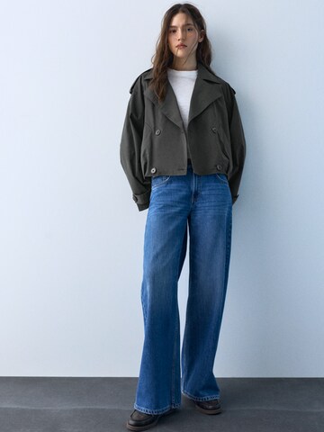 Pull&Bear Between-seasons coat in Grey