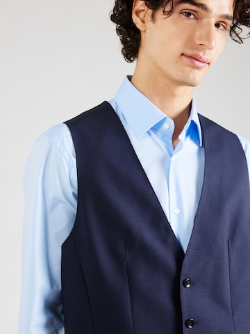 BOSS Slim fit Button Up Shirt 'H-Hank' in Blue