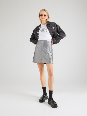 Calvin Klein Jeans Koszulka 'CLASSIC' w kolorze biały