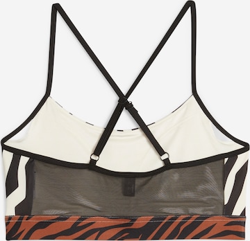 PUMA Bustier Sports-BH 'Move Animal Remix' i beige