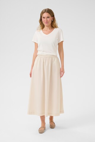 Cream Rok 'Devika' in Beige