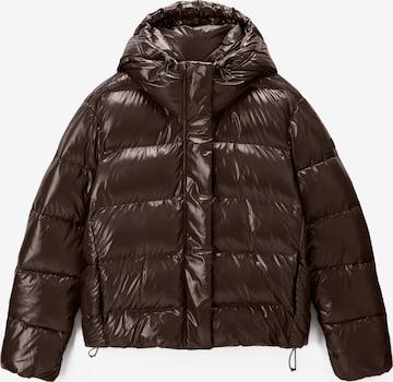 NAPAPIJRI Winter jacket 'A-Glane' in Brown: front