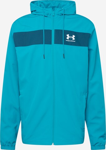 UNDER ARMOUR Athletic Jacket in Blue: front