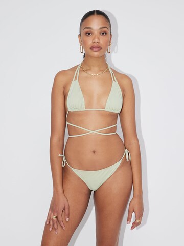 Triangolo Top per bikini 'Ava' di LeGer by Lena Gercke in verde: frontale