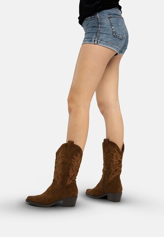 Bottes de cowboy Salinyang en marron