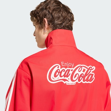 Veste mi-saison 'Coca Cola Classic Firebird' ADIDAS ORIGINALS en rouge