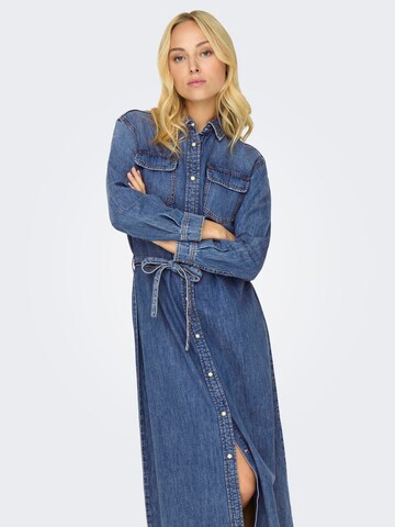 ONLY Shirt Dress 'ONLTudy' in Blue