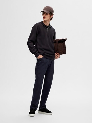 SELECTED HOMME Свитшот в Черный