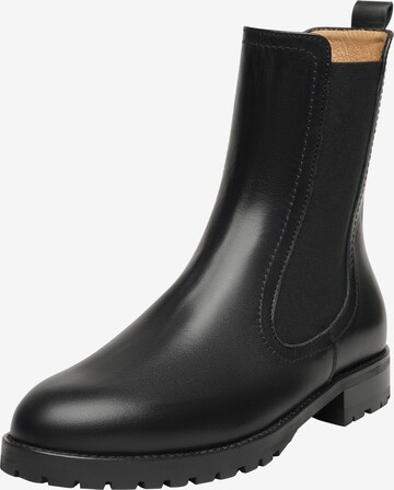 Henry Stevens Chelsea Boots 'Eva CB' in Black: front