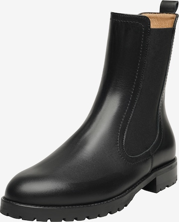 Henry Stevens Chelsea Boots 'Eva CB' in Schwarz: predná strana