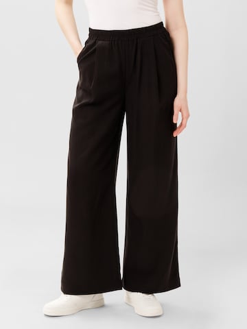 Les Lunes Wide Leg Bukser i sort: forside