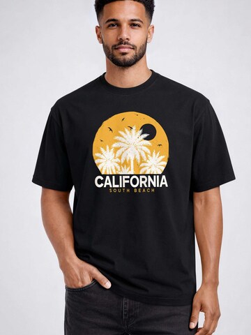 Neverless Shirt 'California' in Black