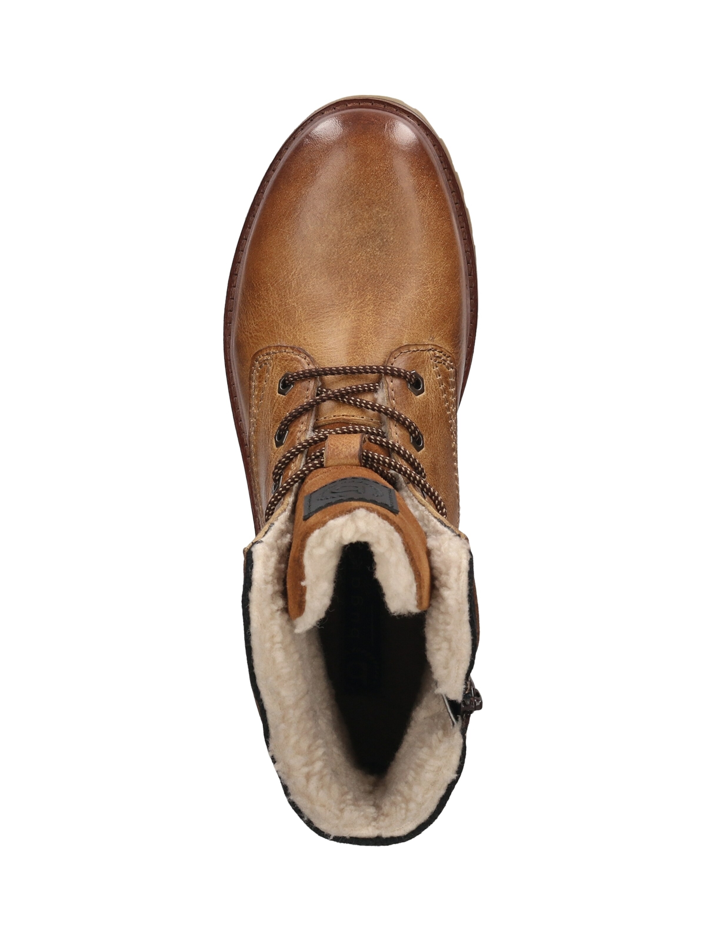 bugatti Μπότες με κορδόνια σε καφέ