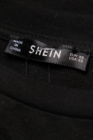 SheIn Sweatshirt XS in Schwarz