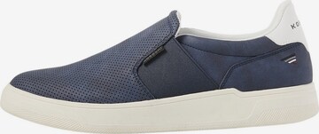 Slip on KOROSHI en bleu : devant