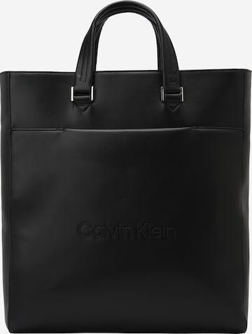 Calvin Klein Shopper táska - fekete: elől