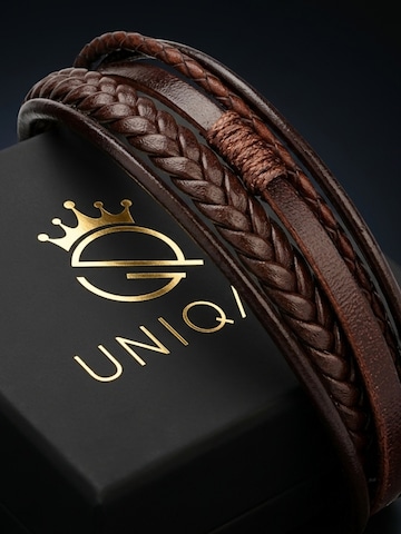 Bracelet 'LEDERARMBAND SHADOW' UNIQAL en marron