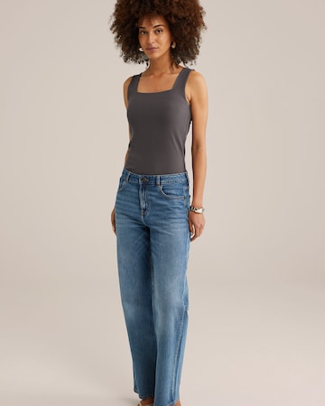 WE Fashion Топ в Серый