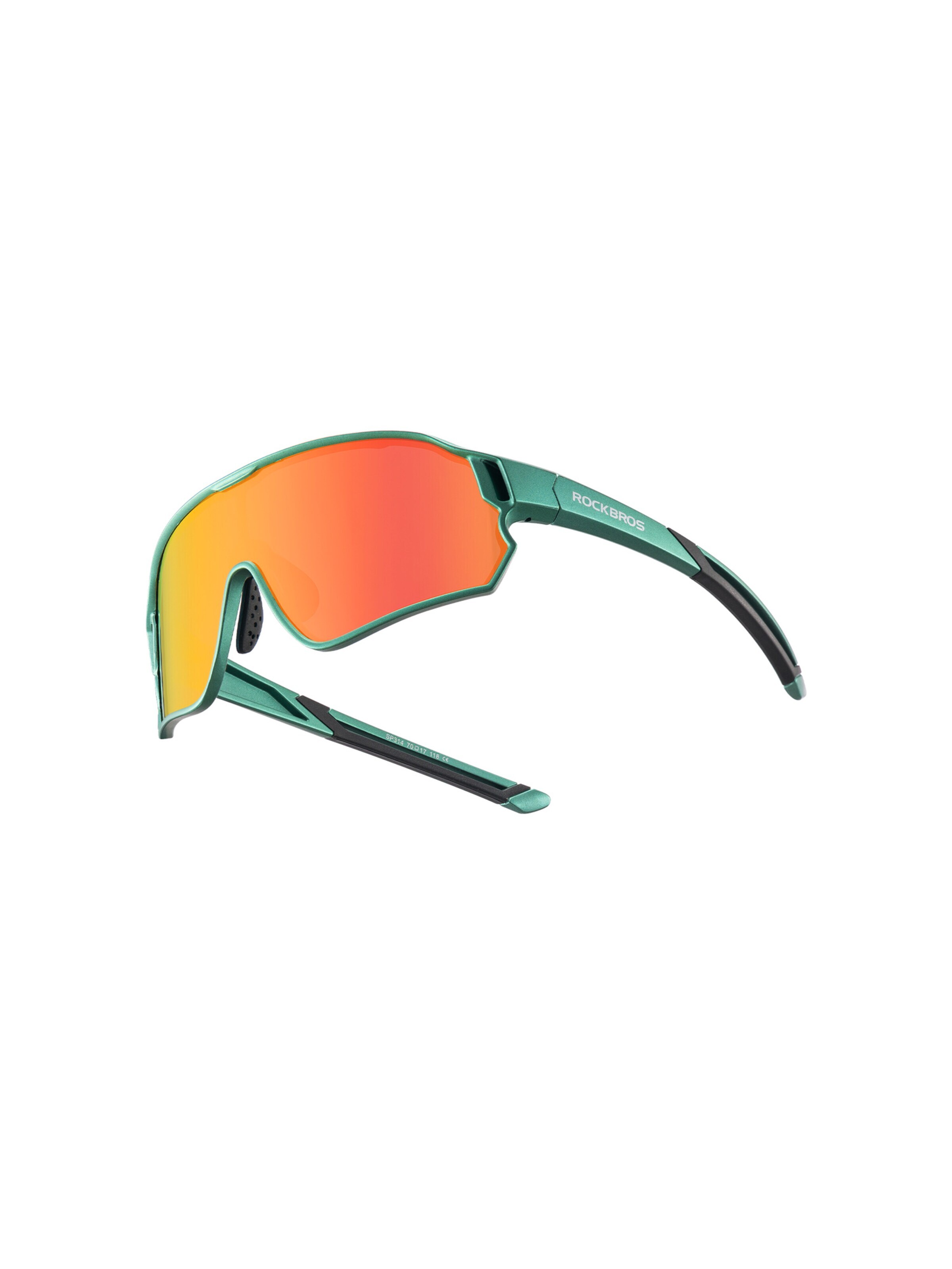ROCKBROS Sports Glasses 'Kinder Sportbrille' in Green: front