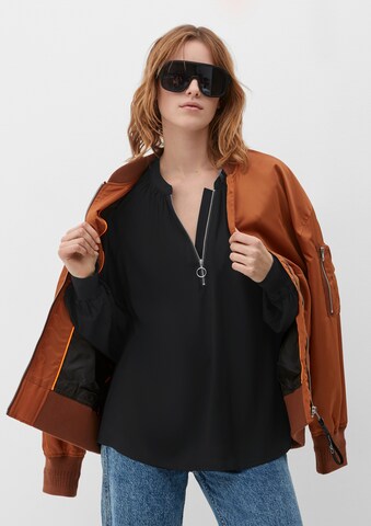 QS Blouse in Zwart