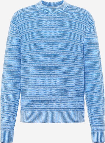 Abercrombie & Fitch Trui in Blauw: voorkant