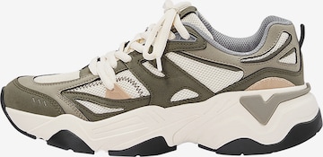 Pull&Bear Platform trainers in Green