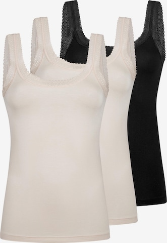 Mey Undershirt 'Modal Lace' in Brown: front