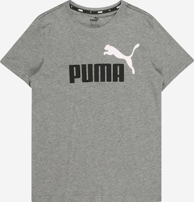 PUMA T-Krekls, krāsa - raibi pelēks / melns / balts, Preces skats