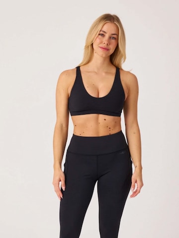 SNOCKS Bustier BH in Zwart: voorkant
