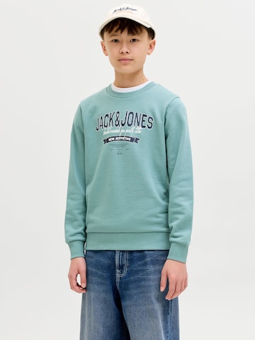 Sweat Jack & Jones Junior en bleu : devant