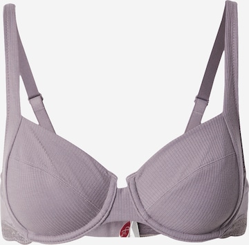 TRIUMPH Bustier BH 'Natural Spotlight' i grå: forside