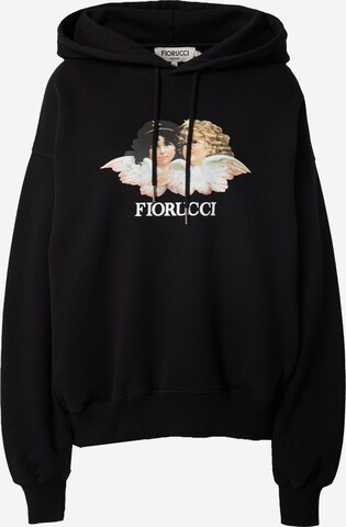 Sweat-shirt Fiorucci en noir : devant