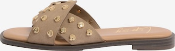 Mule Lipsy en beige : devant
