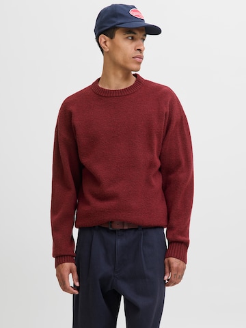 JACK & JONES - Pullover 'JJESOHO OLLIE' em vermelho: frente