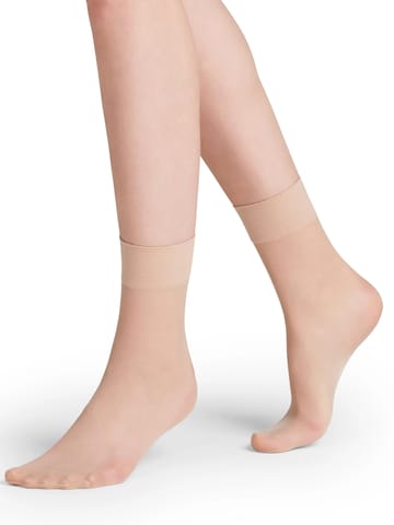 FALKE Socken 'Pure Matt' in Beige: Vorderseite