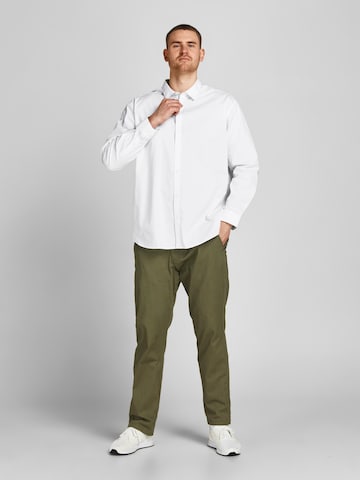 Jack & Jones Plus Regular Fit Hemd in Weiß