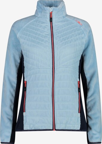 CMP Athletic Fleece Jacket in Blue: front