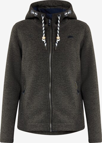 Schmuddelwedda Fleece Jacket in Grey: front