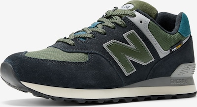 new balance Sneakers laag '574' in de kleur Blauw / Grijs / Groen / Zwart, Productweergave