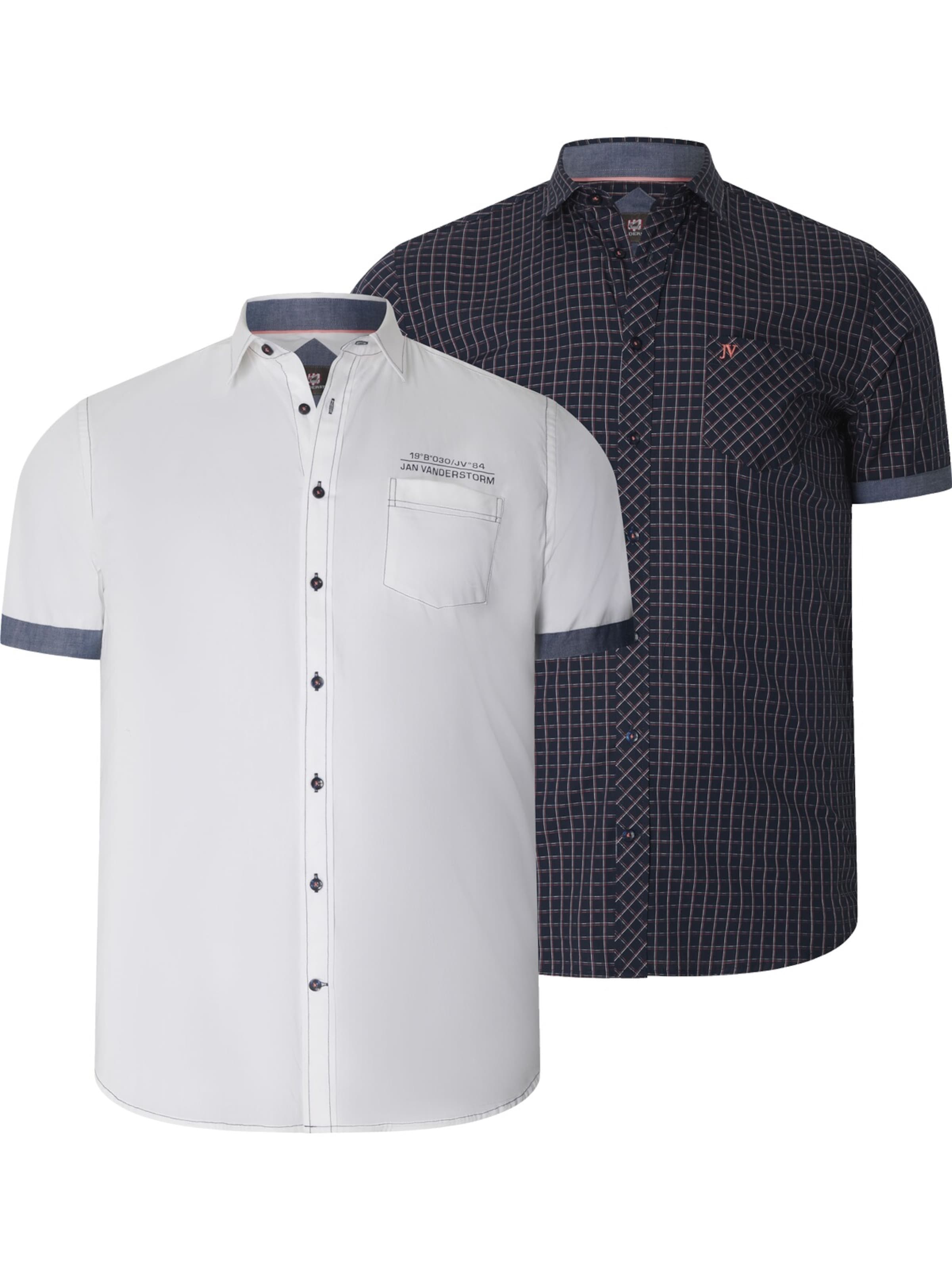 Jan Vanderstorm Comfort Fit Hemd 'Henoch' in Blau: Vorderseite