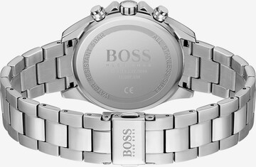 BOSS Analoguhr in Silber