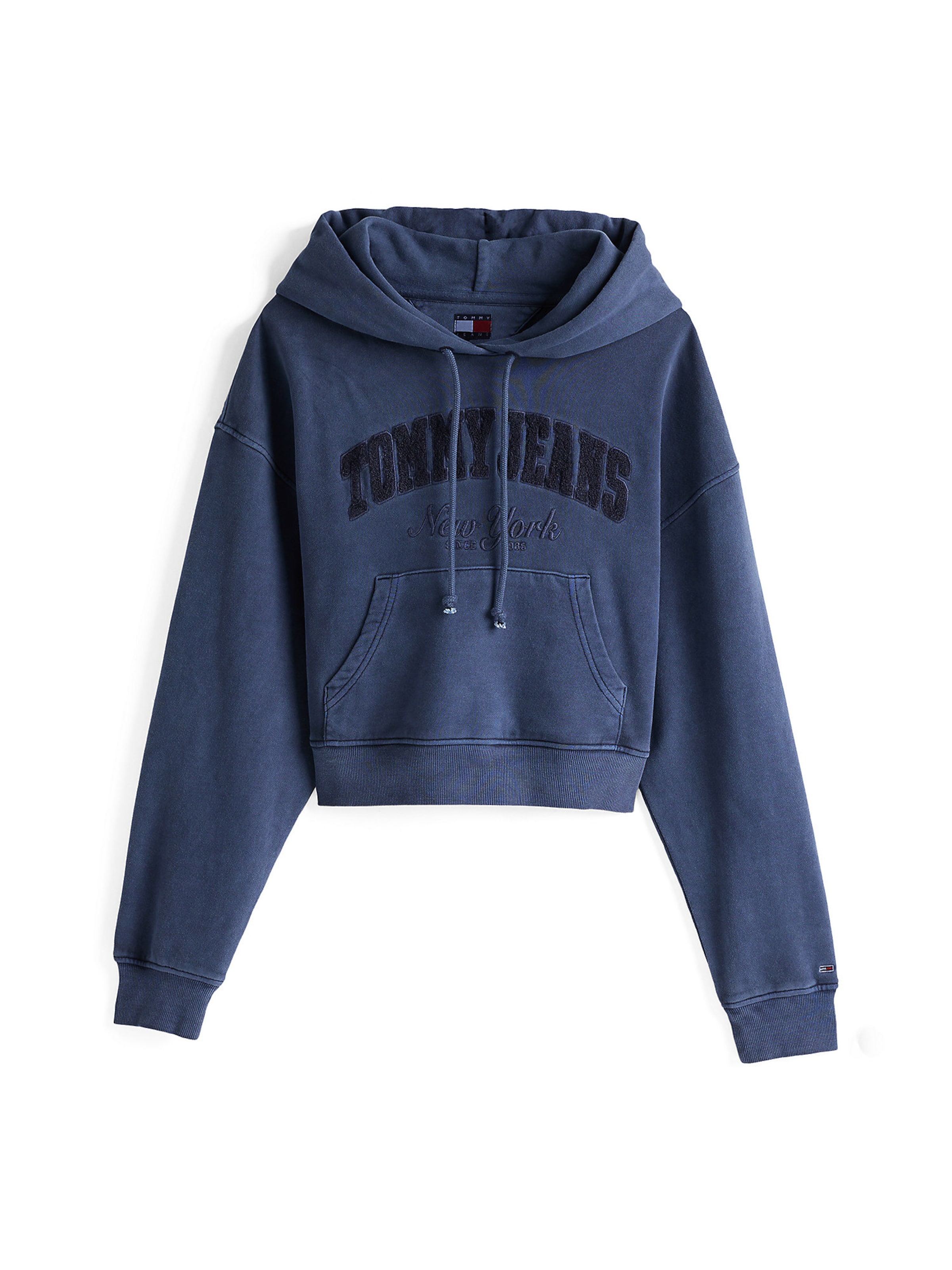 Tommy Jeans Mikina – modrá: přední strana