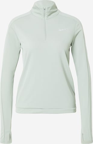 T-shirt fonctionnel 'PACER' NIKE en vert : devant