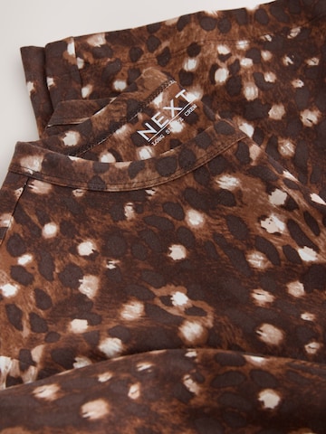 Next T-shirt i brun