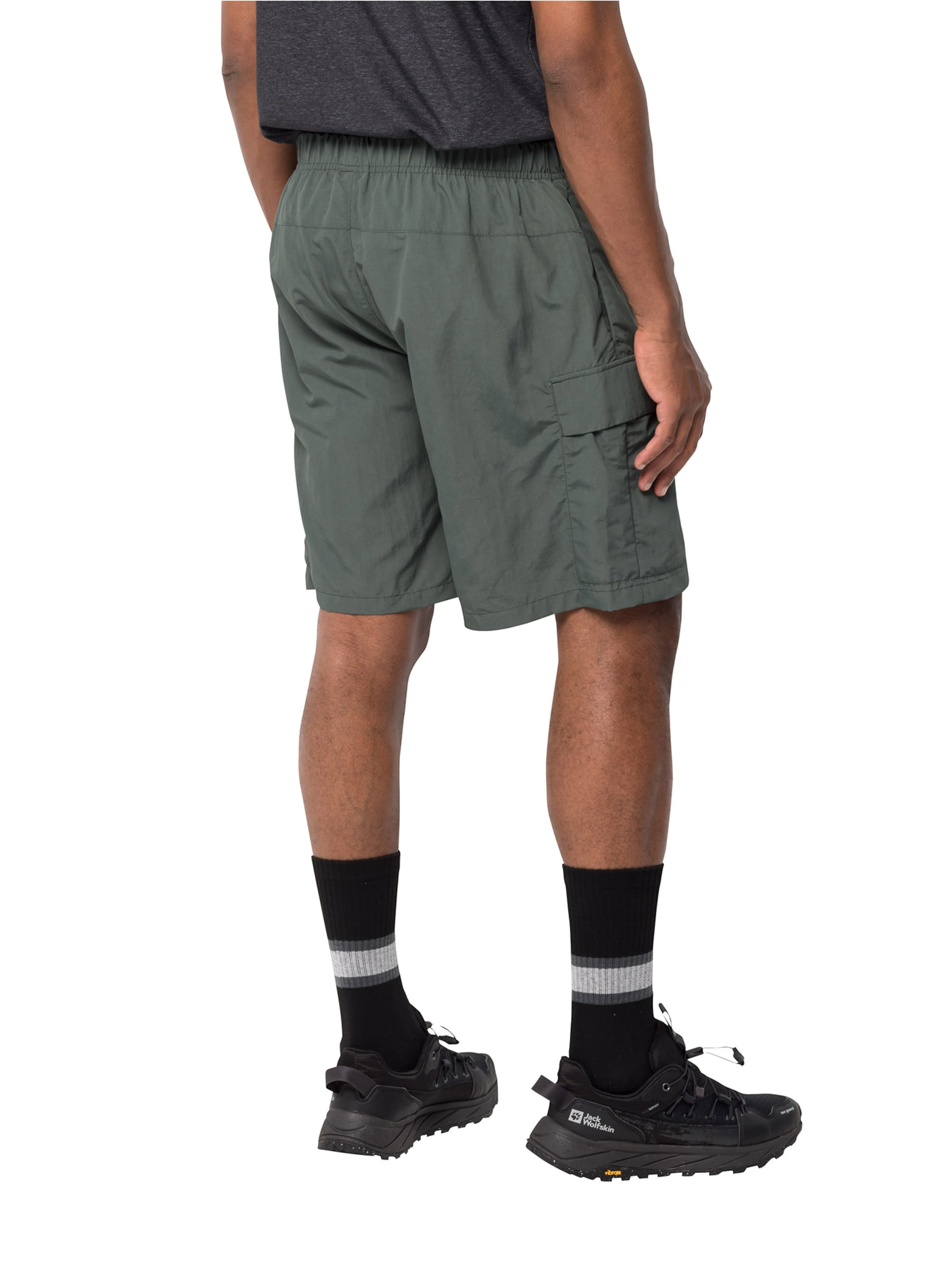 žalia JACK WOLFSKIN Standartinis Laisvalaikio kelnės