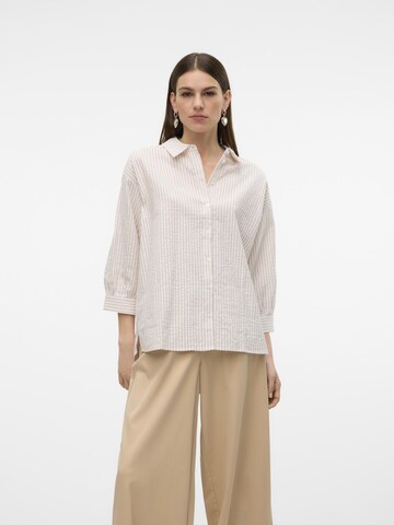 VERO MODA Blouse 'MOLLY' in Beige: front