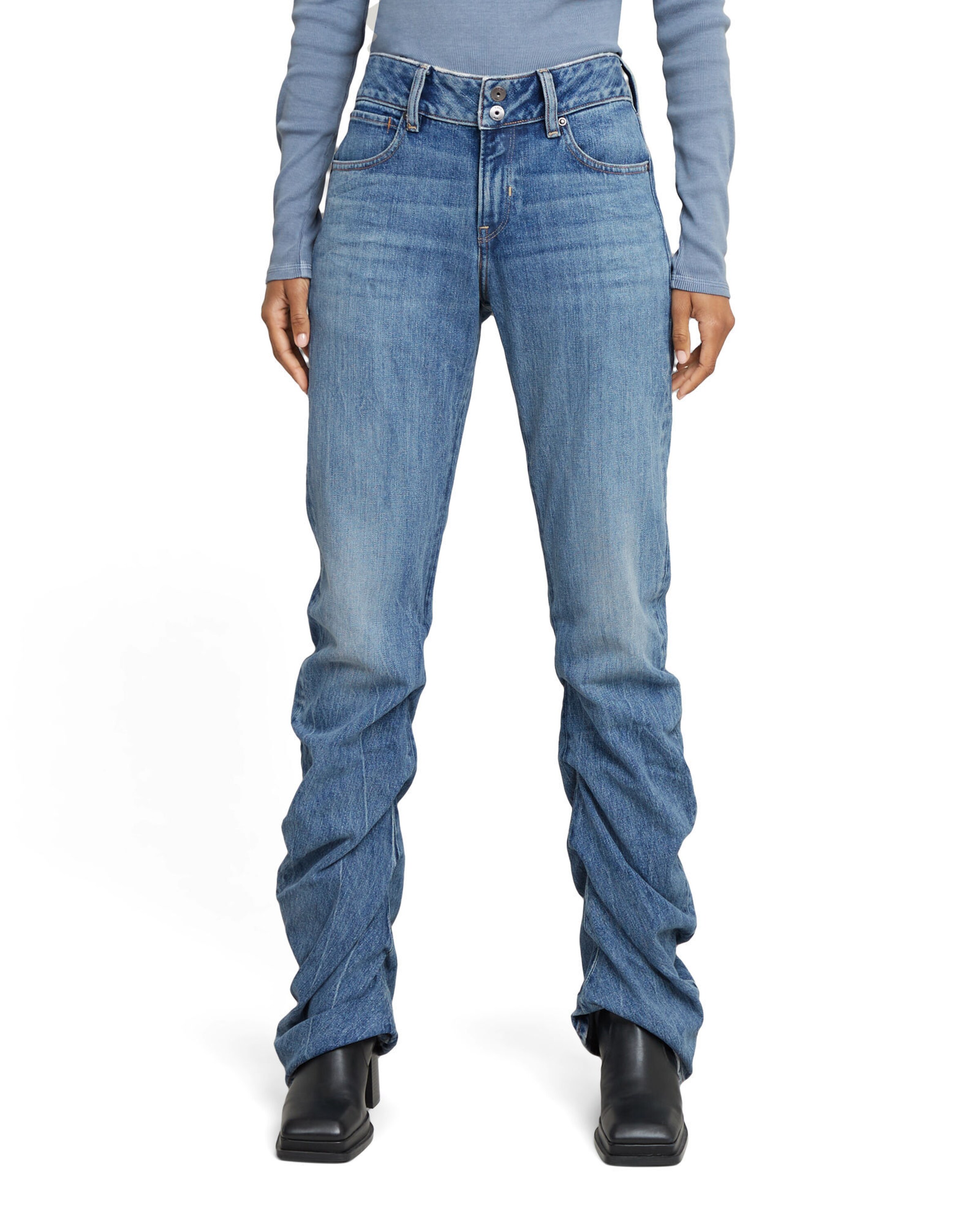 G-STAR Regular Jeans 'Bootcut' in Blauw: voorkant